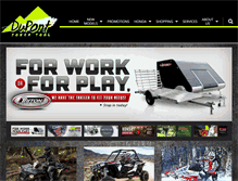 Tablet Screenshot of dupontpowertool.com